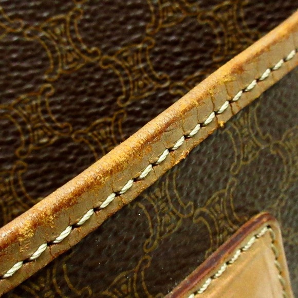 Celine Macadam Pattern Handbag Brown - Picture 9 of 15